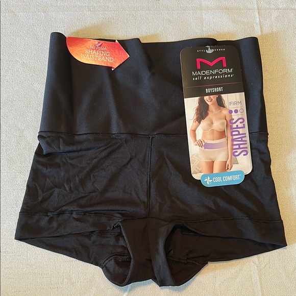 Maidenform Pants - Maidenform Black High Waist Shaping Shorts